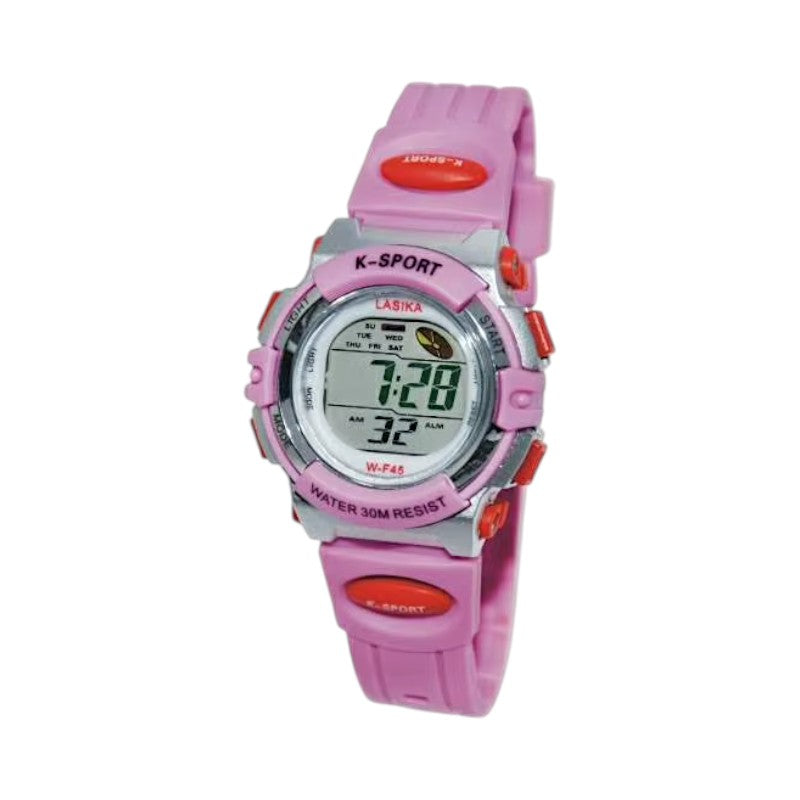 Ψηφιακό ρολόι χειρός - WF45 - Lasika - 115148 - Pink/Red