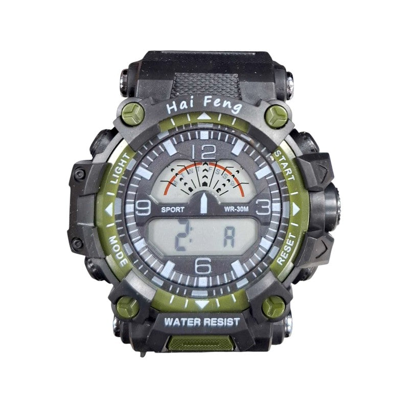 Ψηφιακό ρολόι χειρός - SH9918 - 115186 - Black/Green