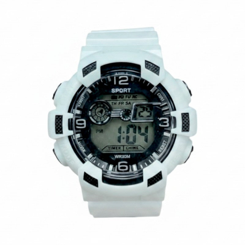 Ψηφιακό ρολόι χειρός - 73AB - 115195 - White