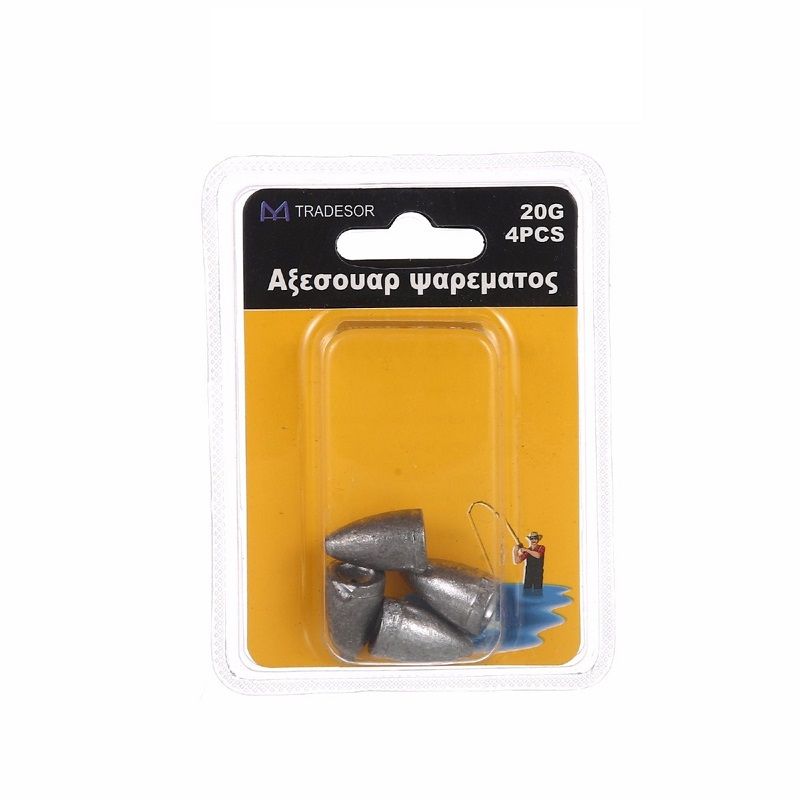 Βαρίδια αλιείας - 20gr - 4pcs - 830140