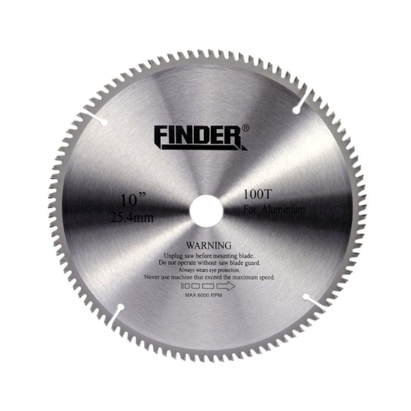 Δίσκος κοπής αλουμινίου - TCT - 10" - Φ255 - 100T - Finder - 196005