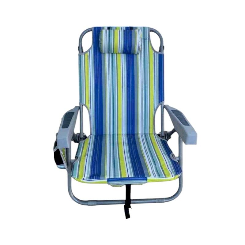 Πτυσσόμενη καρέκλα camping - 1613LV - 241750 - Blue/Green