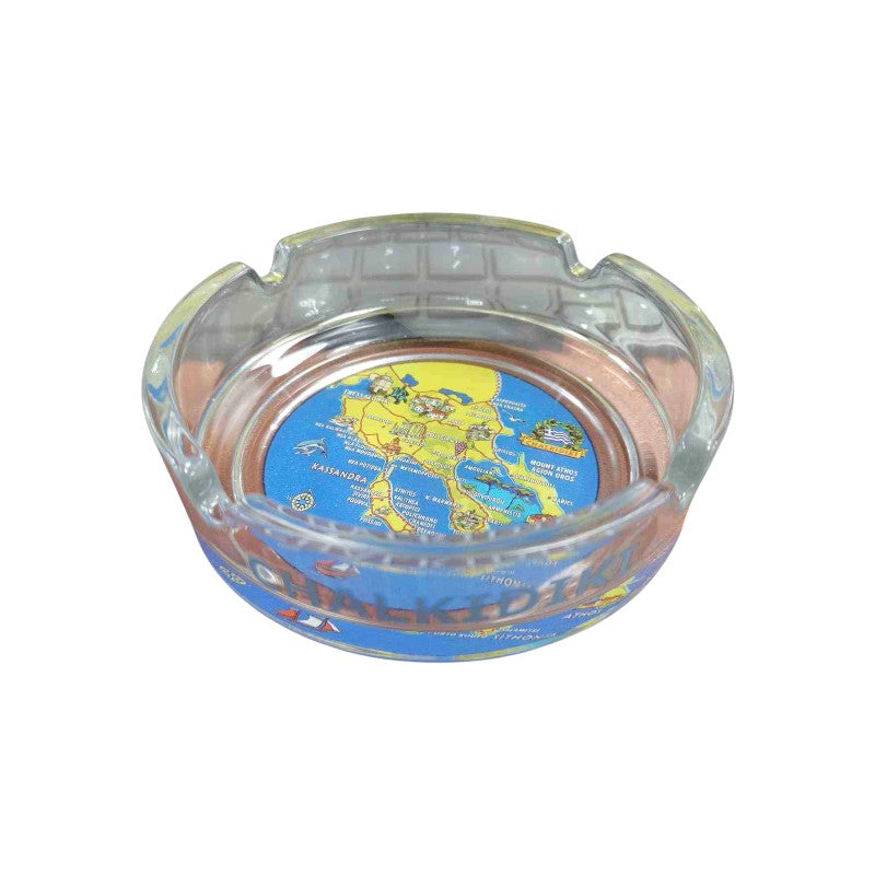 Σταχτοδοχείο Souvenir γυάλινο - Halkidiki - 612589
