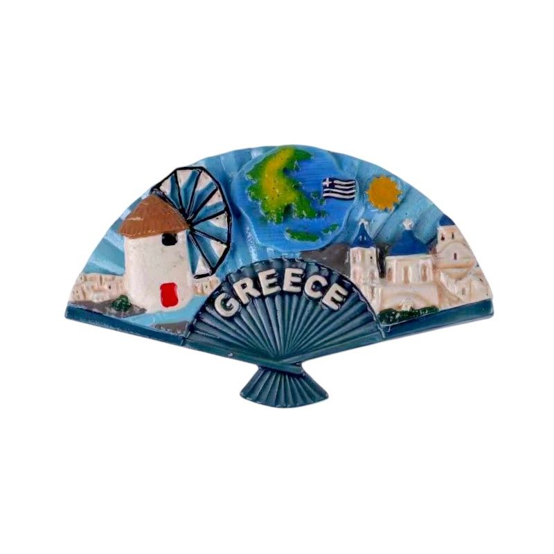 Tουριστικό μαγνητάκι Souvenir - Σετ 12pcs - Resin Magnet - Greece - 678045