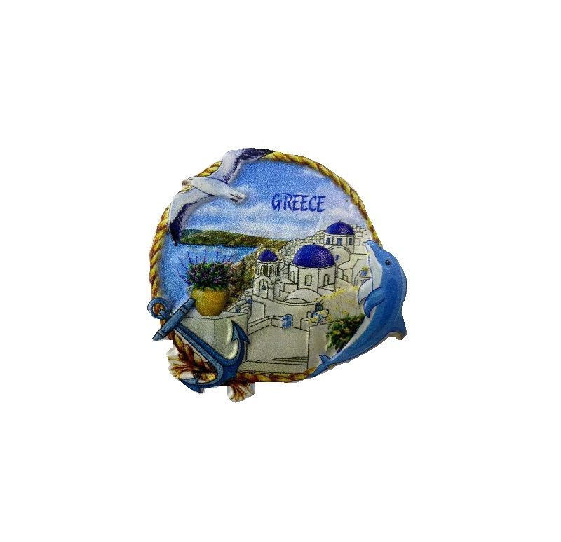 Tουριστικό μαγνητάκι Souvenir - Σετ 12pcs - Resin Magnet - Greece - 678068