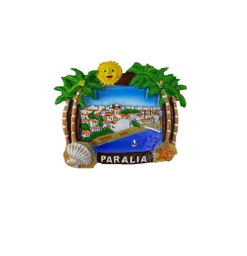 Tουριστικό μαγνητάκι Souvenir - Σετ 12pcs - Paralia - 678112