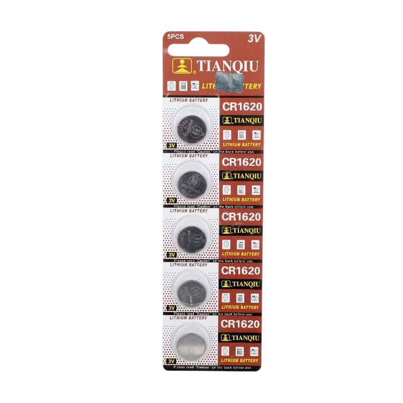 Μπαταρίες Λιθίου - CR1620 - 3V - 5pcs - 689572
