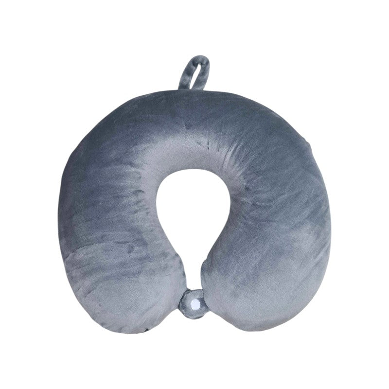 Μαξιλάρι αυχένα ταξιδίου - Memory Foam - 718882 - Grey