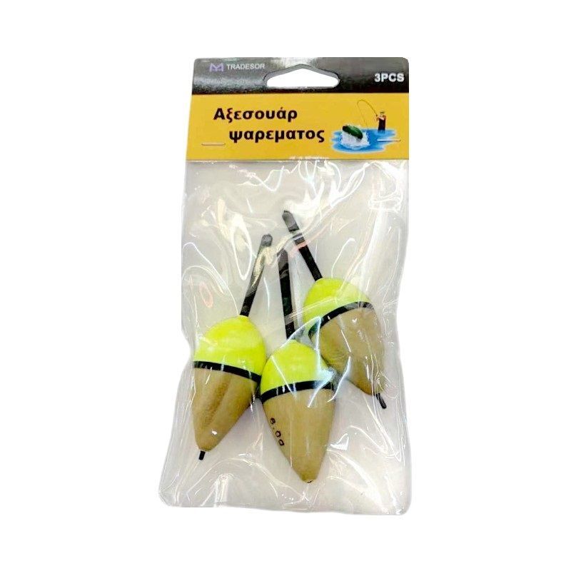 Φελλοί ψαρέματος - 3g - 3pcs - 831388