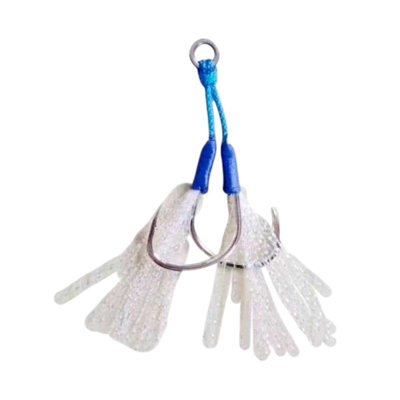 Αγκίστρι διπλό με νήμα - Assist Hooks - 4/0 - 832450