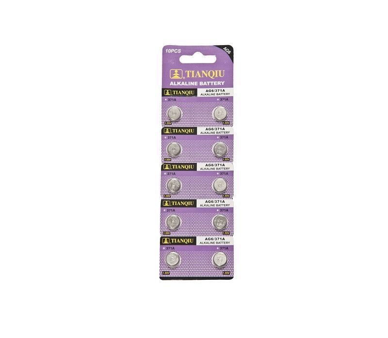 Αλκαλικές μπαταρίες - AG6 - LR920H/371A - 1.5V - 10pcs - 681064