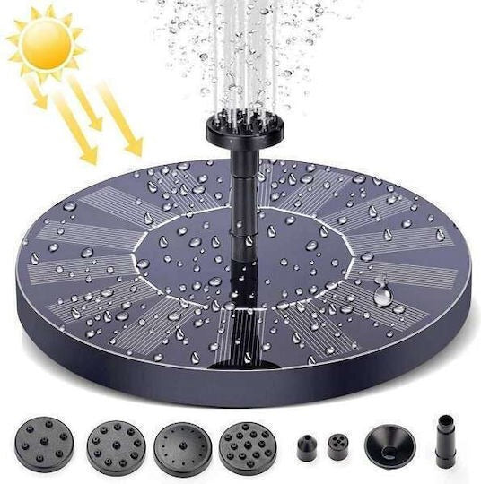Ηλιακό Σιντριβάνι Quick Fountain με Φωτοβολταϊκό Πάνελ – 5 Ακροφύσια Ψεκασμού